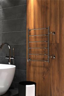 Полотенцесушитель водяной Indigo Roof LRSW80-50-б/п-50 80x50 см хром